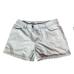 Tommy Hilfiger Women Sz 8 Jean Denim Shorts Light Wash Y2K 30in Waist 4in Inseam